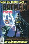 Cover for Batman (SatellitFörlaget, 1989 series) #1/1989