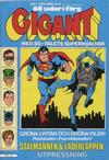 Cover for Gigant (Semic, 1976 series) #2/1980