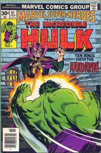 Cover Thumbnail for Marvel Super-Heroes (Marvel, 1967 series) #61