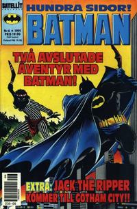 Cover Thumbnail for Batman (SatellitFörlaget, 1989 series) #6/1991