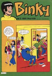 Cover for Binky (Semic, 1976 series) #3/1981