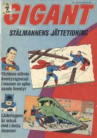 Cover Thumbnail for Gigant (Centerförlaget, 1963 series) #1/1965