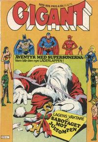 Cover Thumbnail for Gigant (Semic, 1976 series) #6/1976