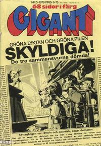 Cover for Gigant (Semic, 1976 series) #5/1979