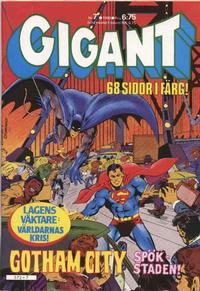 Cover for Gigant (Semic, 1976 series) #7/1980