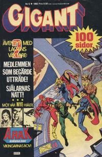 Cover for Gigant (Semic, 1976 series) #5/1982