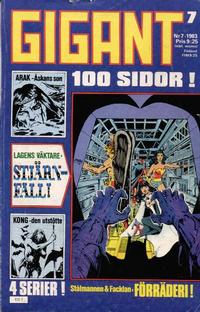Cover for Gigant (Semic, 1976 series) #7/1983