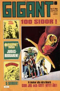 Cover Thumbnail for Gigant (Semic, 1976 series) #8/1984