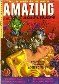 Cover for Amazing Adventures (Ziff-Davis, 1950 series) #4