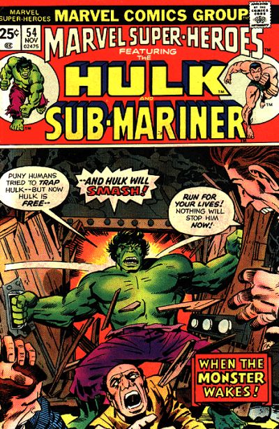 Cover for Marvel Super-Heroes (Marvel, 1967 series) #54