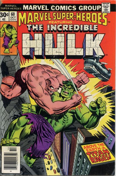 Cover for Marvel Super-Heroes (Marvel, 1967 series) #60