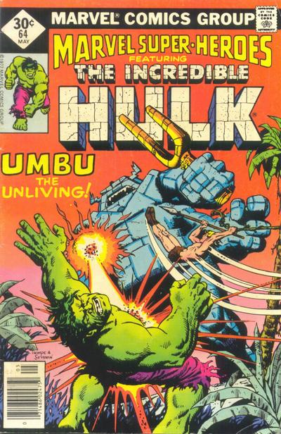 Cover for Marvel Super-Heroes (Marvel, 1967 series) #64 [Whitman]