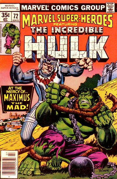 Cover for Marvel Super-Heroes (Marvel, 1967 series) #72 [Regular Edition]