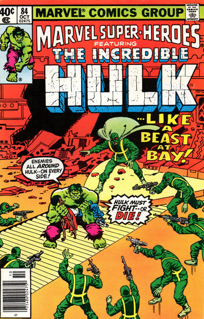 Cover for Marvel Super-Heroes (Marvel, 1967 series) #84 [Newsstand]