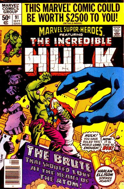 Cover for Marvel Super-Heroes (Marvel, 1967 series) #91 [Newsstand]
