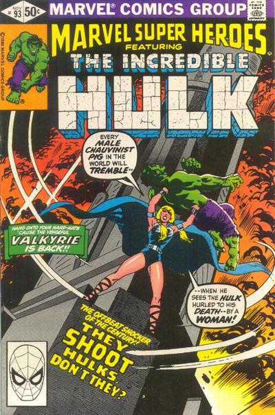 Cover for Marvel Super-Heroes (Marvel, 1967 series) #93 [Direct]