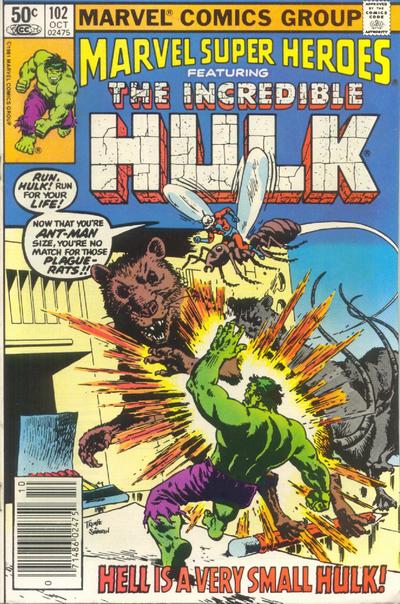 Cover for Marvel Super-Heroes (Marvel, 1967 series) #102 [Newsstand]