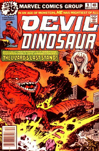 Cover for Devil Dinosaur (Marvel, 1978 series) #9