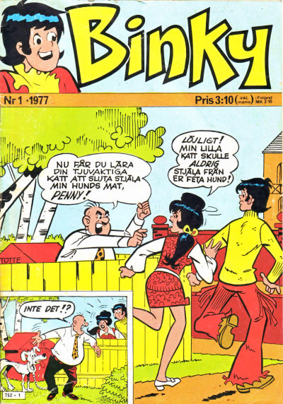 Cover for Binky (Semic, 1976 series) #1/1977