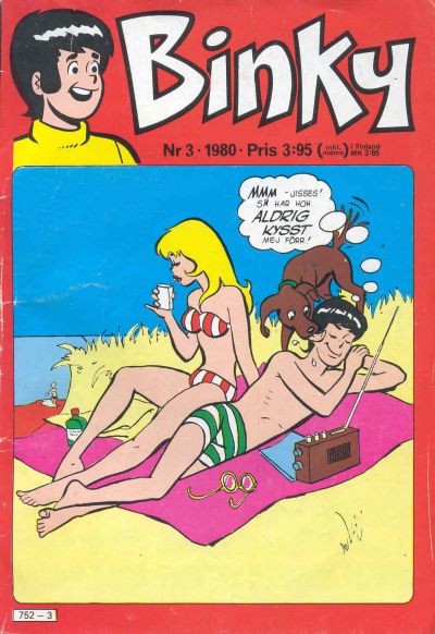 Cover for Binky (Semic, 1976 series) #3/1980