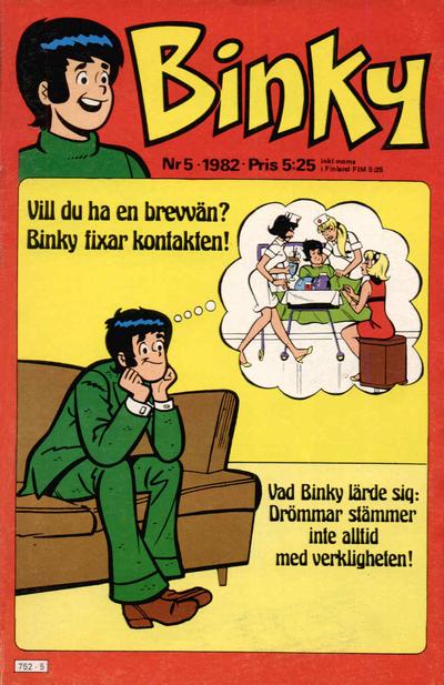 Cover for Binky (Semic, 1976 series) #5/1982