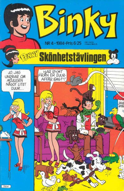 Cover for Binky (Semic, 1976 series) #4/1984