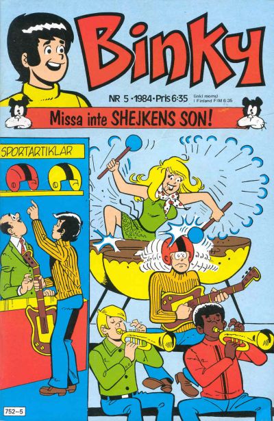 Cover for Binky (Semic, 1976 series) #5/1984