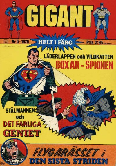 Cover for Gigant (Williams Förlags AB, 1969 series) #3/1970
