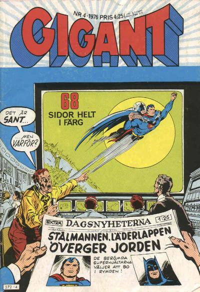 Cover for Gigant (Williams Förlags AB, 1969 series) #4/1976
