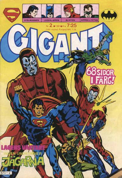 Cover for Gigant (Semic, 1976 series) #2/1981