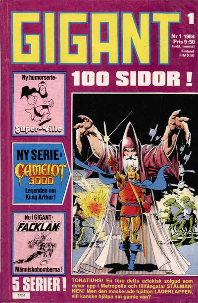 Cover for Gigant (Semic, 1976 series) #1/1984