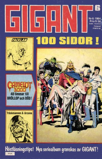 Cover for Gigant (Semic, 1976 series) #6/1984