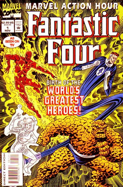 Cover for Marvel Action Hour, Featuring the Fantastic Four (Marvel, 1994 series) #1 [Deluxe Direct Edition]
