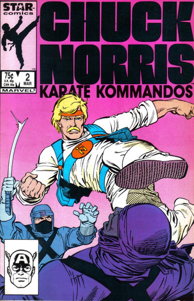 Cover for Chuck Norris (Marvel, 1987 series) #2