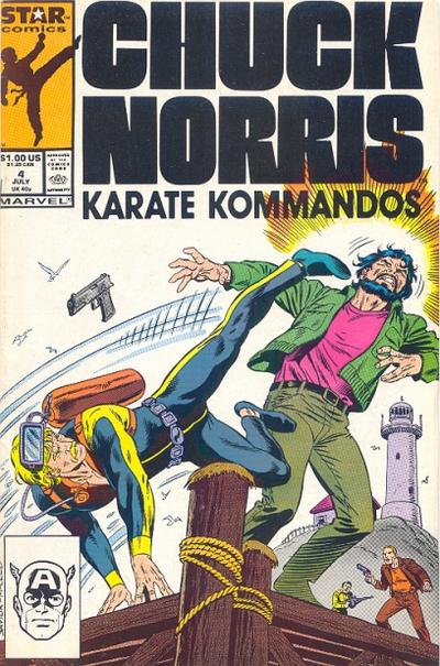 Cover for Chuck Norris (Marvel, 1987 series) #4 [Direct]