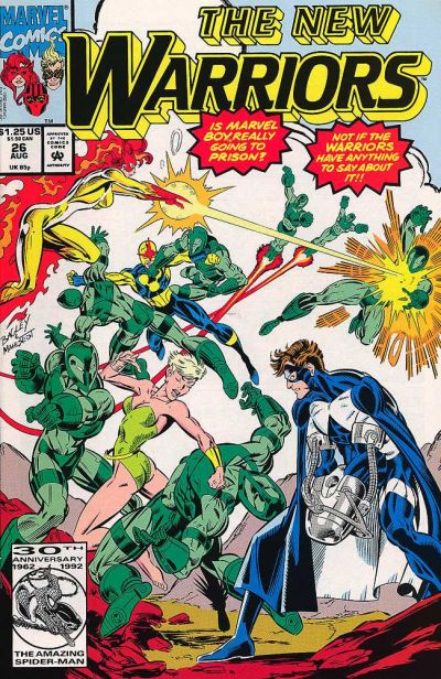 Cover for The New Warriors (Marvel, 1990 series) #26