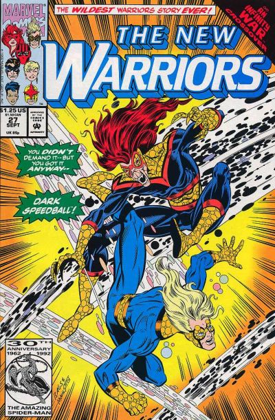 Cover for The New Warriors (Marvel, 1990 series) #27