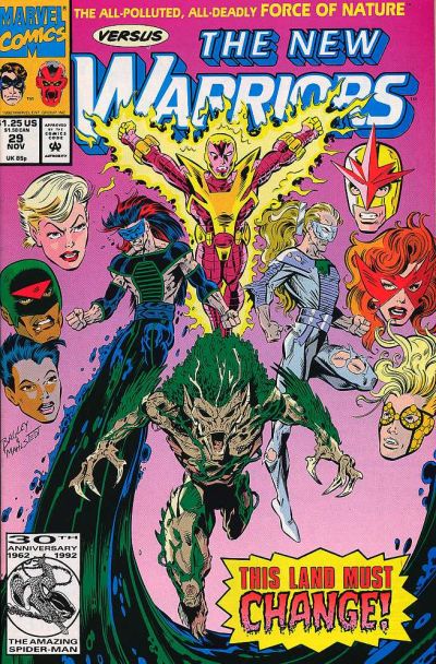 Cover for The New Warriors (Marvel, 1990 series) #29