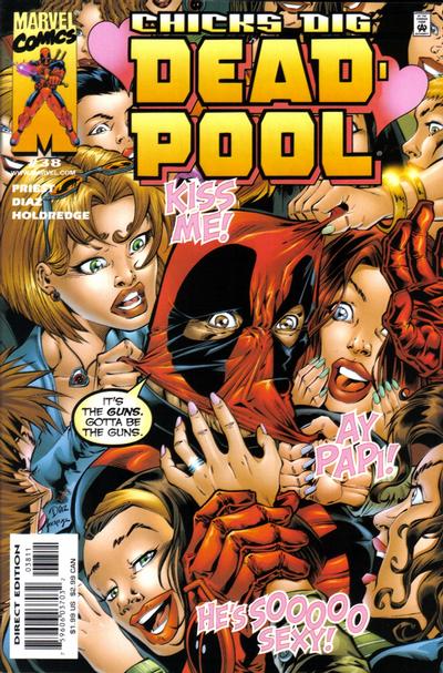 Cover for Deadpool (Marvel, 1997 series) #38 [Direct Edition]