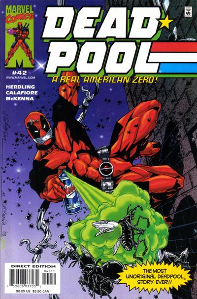Cover for Deadpool (Marvel, 1997 series) #42 [Direct Edition]