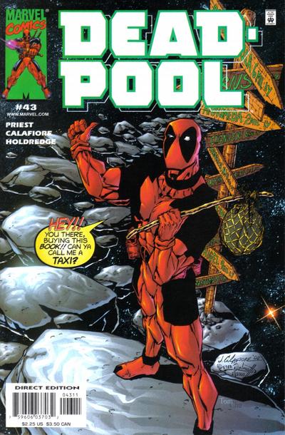 Cover for Deadpool (Marvel, 1997 series) #43 [Direct Edition]