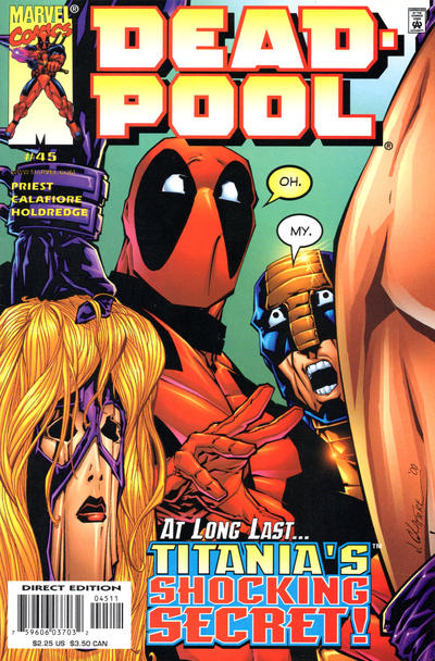 Cover for Deadpool (Marvel, 1997 series) #45 [Direct Edition]