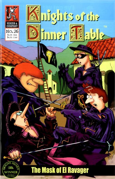 Cover for Knights of the Dinner Table (Kenzer and Company, 1997 series) #26