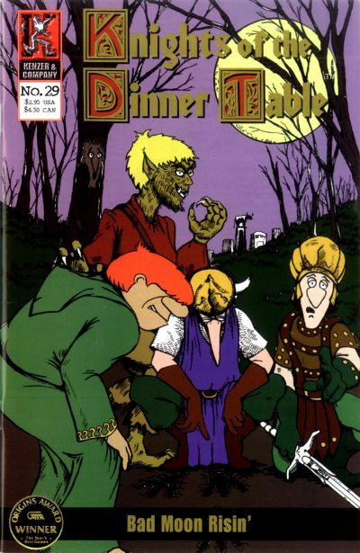 Cover for Knights of the Dinner Table (Kenzer and Company, 1997 series) #29