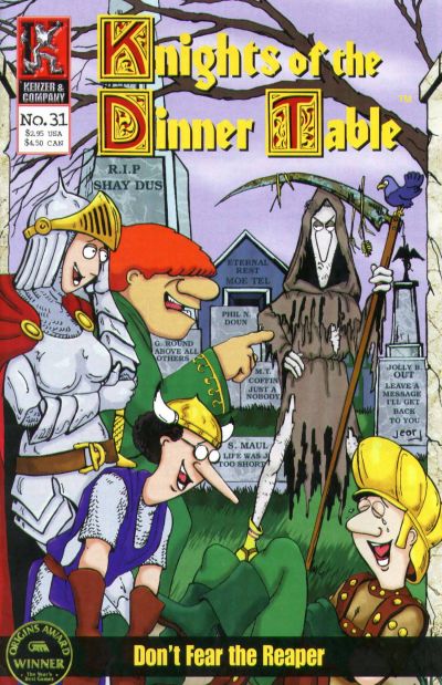 Cover for Knights of the Dinner Table (Kenzer and Company, 1997 series) #31