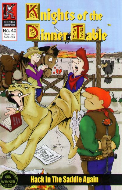Cover for Knights of the Dinner Table (Kenzer and Company, 1997 series) #40
