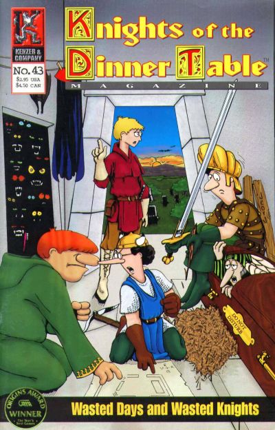 Cover for Knights of the Dinner Table (Kenzer and Company, 1997 series) #43