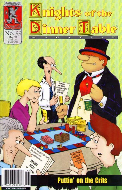 Cover for Knights of the Dinner Table (Kenzer and Company, 1997 series) #55