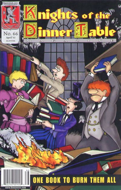 Cover for Knights of the Dinner Table (Kenzer and Company, 1997 series) #66