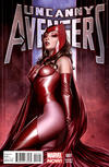 Cover for Uncanny Avengers (Marvel, 2012 series) #1 [Adi Granov Scarlet Witch variant]